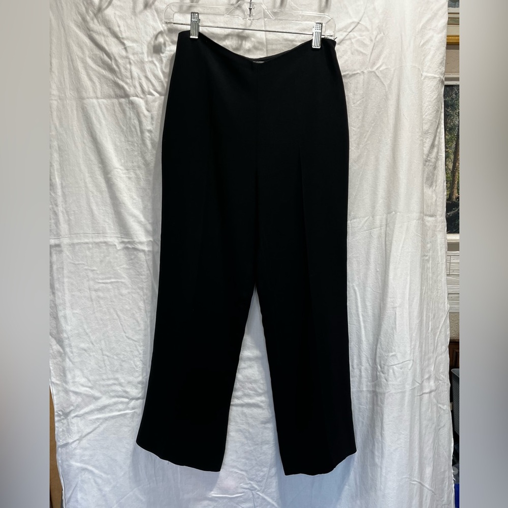 Ann Taylor loft Black Wide-Leg Dress Pants